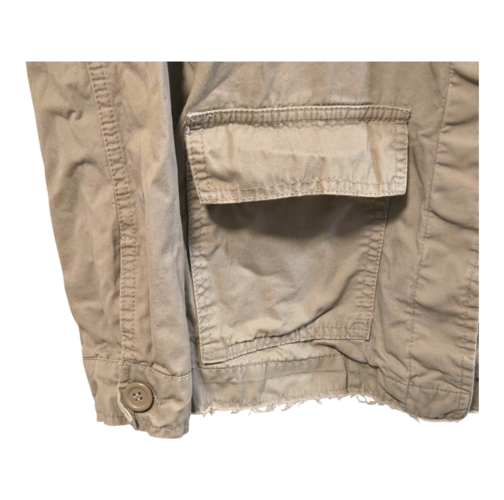 BKE Embroidered Floral Cargo Utility Button Up Jacket Size XS - Picture 4 of 13